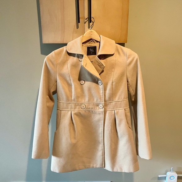Cotton On Camel Tan Pea Coat - Picture 1 of 8